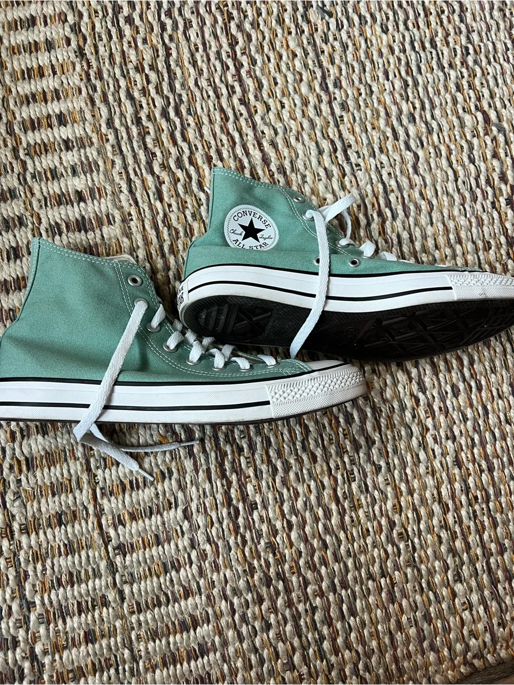 Converse men’s high top-mint green